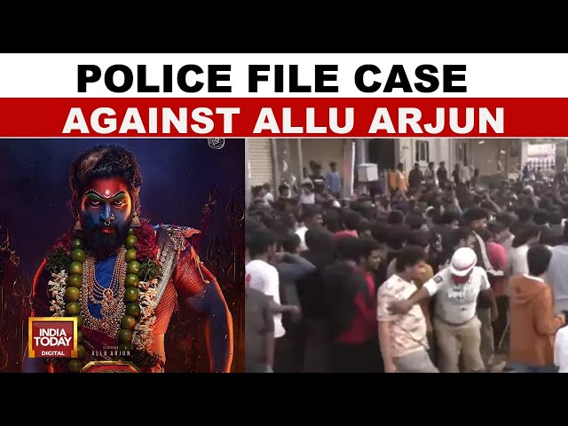 ⁣Police Flies Case Against Allu Arjun, Pushpa 2 Premiere Show Tragedy | India Today