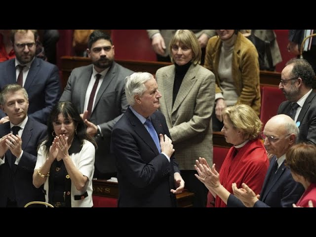 ⁣Regierungskrise in Frankreich: Ministerpräsident Michel Barnier reicht Rücktritt ein