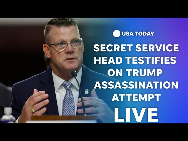 ⁣Watch live: Acting Secret Service head testifies on Trump assassination attempt