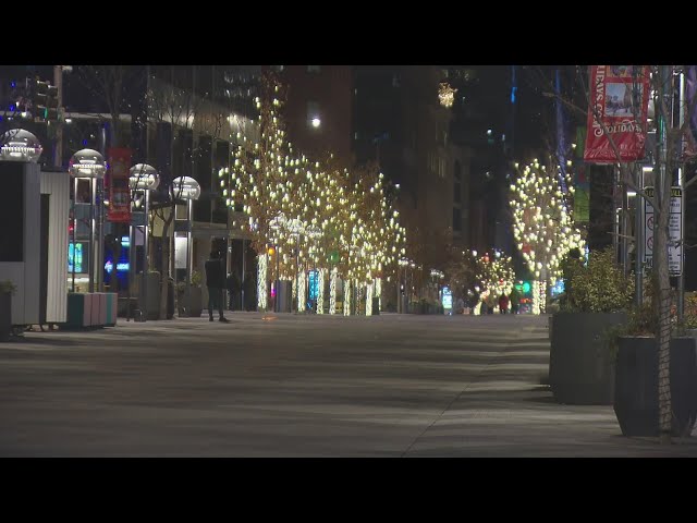 ⁣City of Denver decorates downtown for the holidays, but visitors still concerned about safety