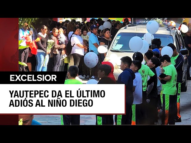 ⁣Yautepec despide a Diego Morales, el niño asesinado por una bala perdida