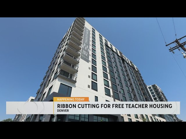 ⁣Ribbon cutting planned for free housing for some Denver Public Schools teachers