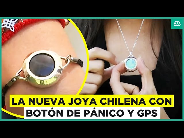 ⁣Joyas con botón de pánico y GPS: El innovador producto chileno