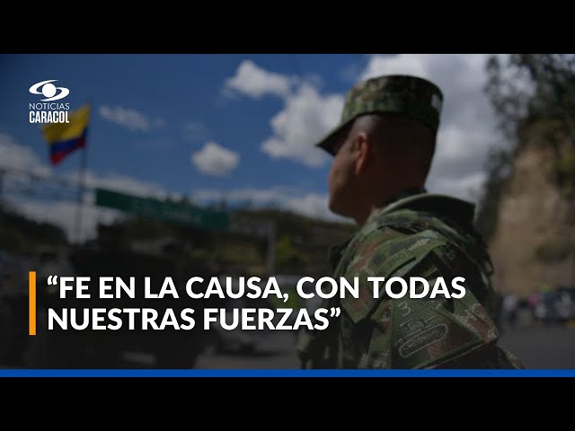 ⁣La noche púrpura, un homenaje a las Fuerzas Militares de Colombia