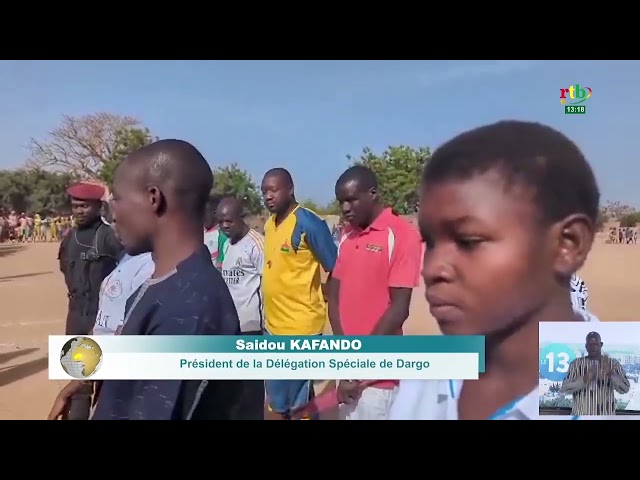 ⁣Commune de Dargo : inauguration du rond-point du « Nouveau départ » de la veille citoyenne