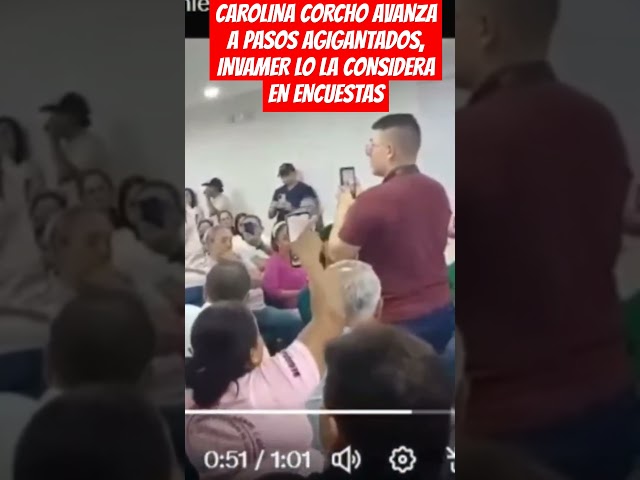 ⁣CAROLINA CORCHO AVANZA A PASOS AGIGANTADOS, INVAMER LO LA CONSIDERA EN ENCUESTAS