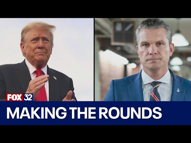 ⁣Trump's defense secretary nominee, Pete Hegseth, meets with lawmakers