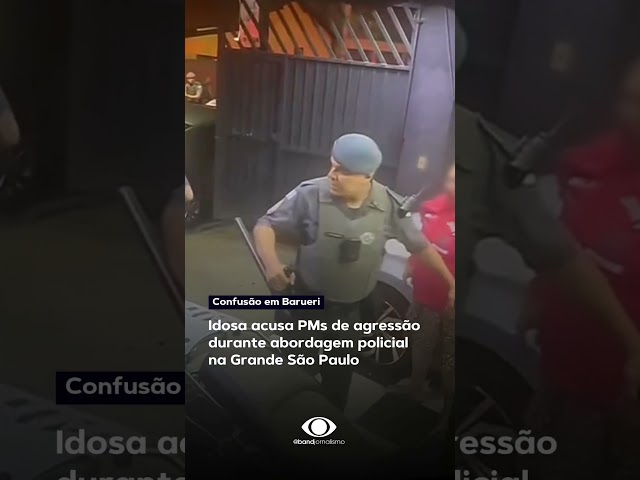 ⁣Idosa acusa PMs de agressão durante abordagem policial na Grande São Paulo #shorts