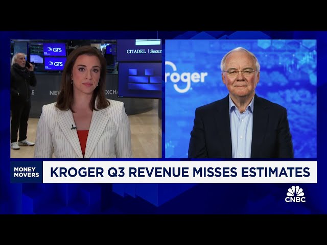 ⁣Kroger CEO on the Albertsons merger, customers capacity to spend