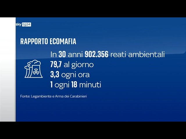 ⁣Legambiente: in 30 anni 900mila reati, 1 ogni 18 minuti