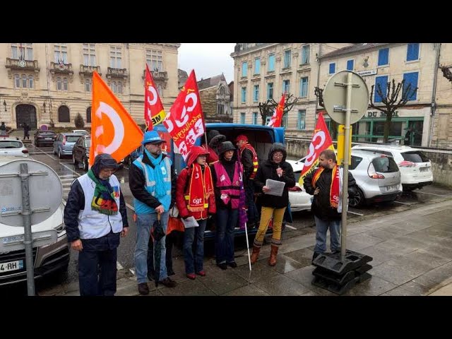 ⁣Bar-le-Duc : 150 manifestants pour soutenir la fonction publique