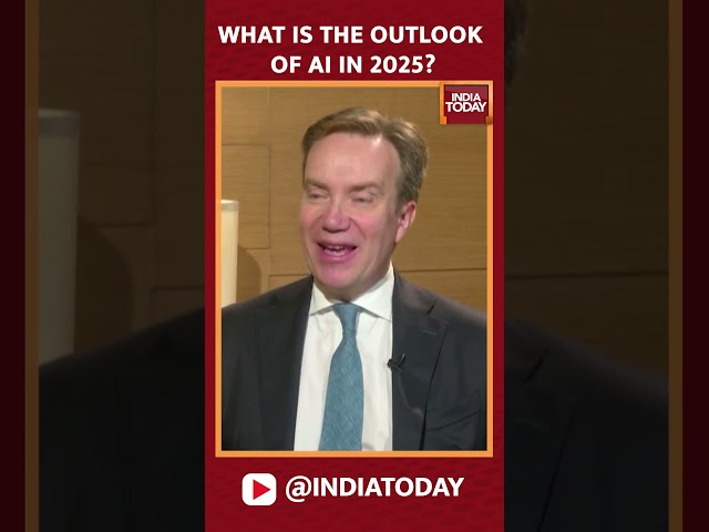 ⁣World Economic Forum President Børge Brende Talks On Future Outlook Of AI In 2025 #shorts