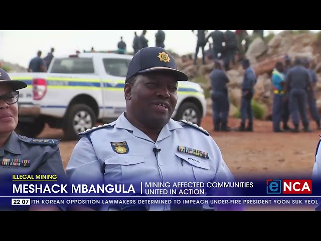 ⁣Illegal mining | No funding for Stilfontein machinery