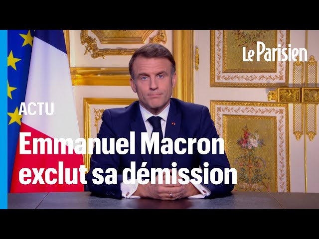 ⁣Le Président assure qu'il accomplira son mandat « pleinement, jusqu'à son terme »