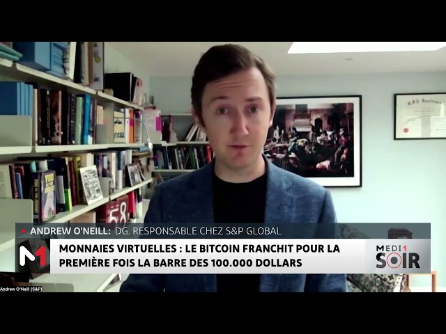 ⁣Monnaies virtuelles : le bitcoin franchit pour la première fois la barre des 100 000 dollars