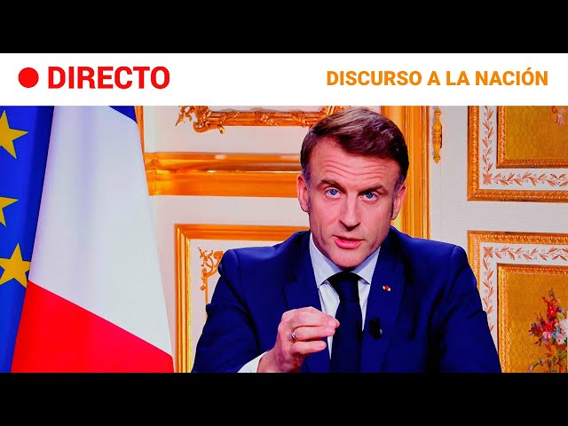 ⁣FRANCIA  EN DIRECTO: MACRON culpa a la IZQUIERDA y la EXTREMA DERECHA del "CAOS" en el paí