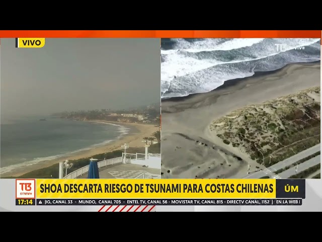 ⁣Alerta de tsunami tras terremoto en California, Estados Unidos