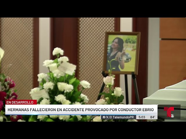 ⁣Dan último adiós a hermanas que fallecieron por aparatoso accidente