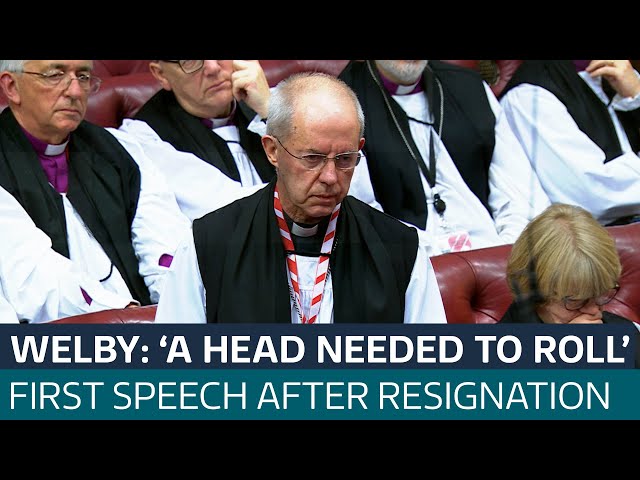 ⁣Bishop 'deeply disturbed' by Justin Welby's metaphor of 'rolling heads' in 