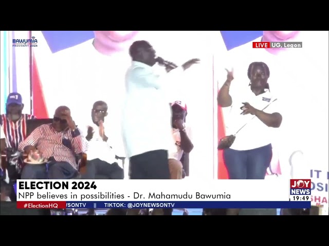 ⁣Election 2024: NDC created unemployment but NPP created more jobs Mahama lacks intergrity - Bawumia