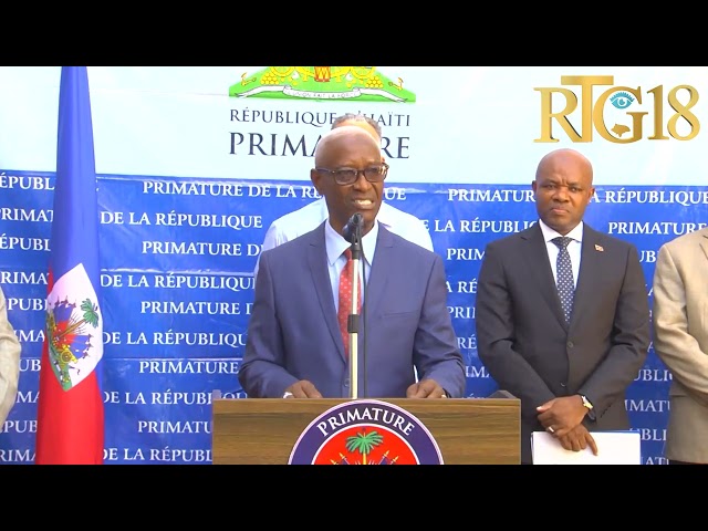 ⁣Enstale Dr Joseph André Gracien Jean kòm Ministre Chargé des questions électorales