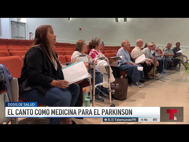 ⁣Cantar es muy beneficioso para pacientes de Parkinson