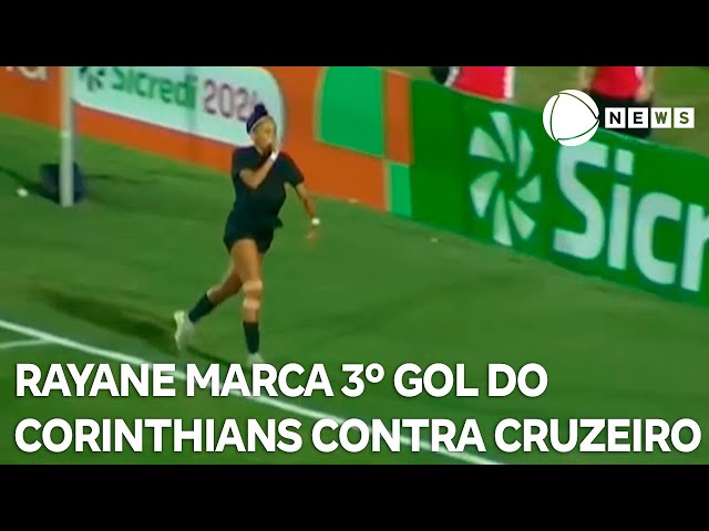 ⁣Lance de Energia: Rayane marca 3º gol da goleada de 4 a 0 do Corinthians contra o Cruzeiro