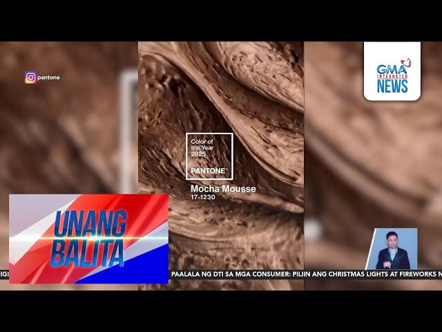 ⁣Mocha Mousse, 2025 Pantone Color of the Year | Unang Balita