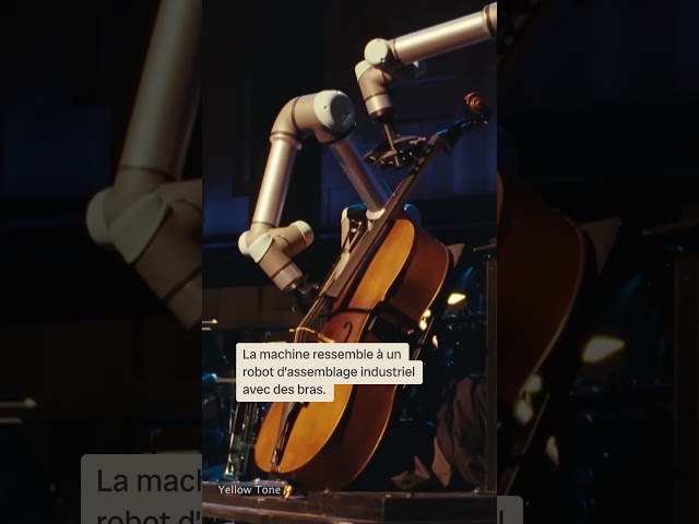 ⁣Ce robot joue avec un orchestre symphonique