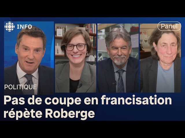 ⁣Francisation : 10 M$ pour rouvrir des classes | Panel politique