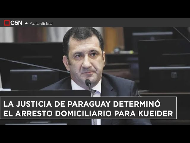 ⁣La JUSTICIA de PARAGUAY DETERMINÓ el ARRESTO DOMICILIARIO para KUEIDER