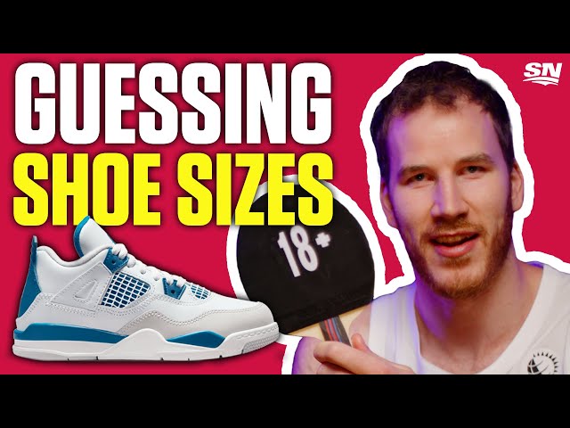 ⁣Toronto Raptors Guess Shoe Sizes