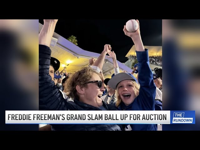 ⁣Freddie Freeman Ball Up For Auction - The Rundown: Thursday 12/5/24 | NBCLA