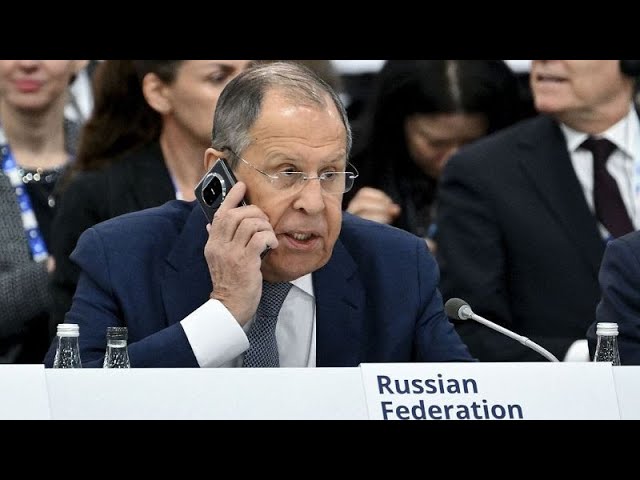 ⁣Lavrov and Blinken trade blame for Ukraine war escalation at OSCE meeting in Malta