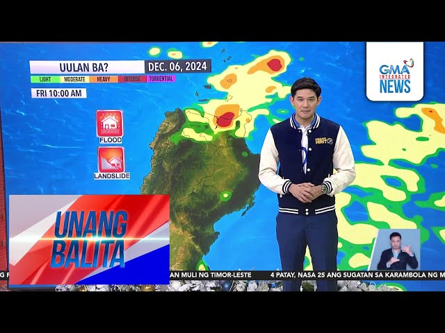 ⁣Pag-ulan, asahan pa rin sa iba’t ibang bahagi ng bansa ngayong araw | Unang Balita