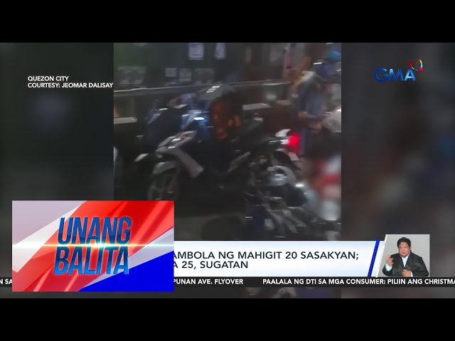 ⁣4, patay sa karambola ng mahigit 20  sasakyan; hindi bababa sa 25, sugatan | Unang Balita