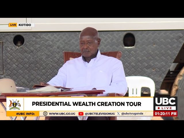 ⁣LIVE: MUSEVENI HOLDS A PRESIDENTIAL WEALTH CREATION TOUR IN KOTIDO | DECEMBER 05, 2024