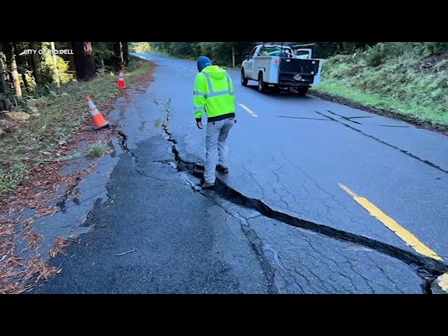 ⁣Video, images show damage from 7.0 earthquake off Northern California