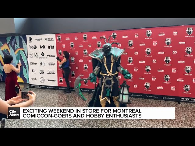 ⁣Exciting weekend for Montreal Comiccon and Hobby fans