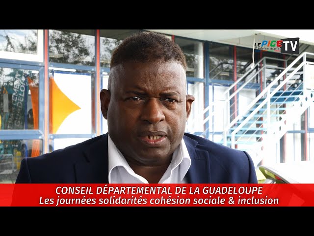 ⁣Conseil départemental de la Guadeloupe : Les journées solidarités cohésion sociale & inclusion