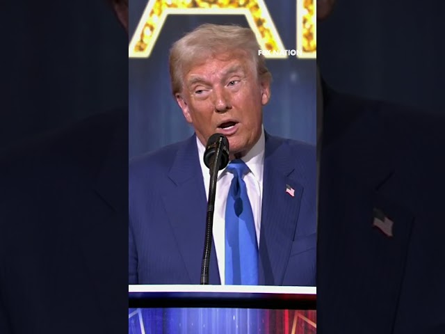 ⁣Trump gives passionate speech after accepting Fox Nation’s ‘Patriot of the Year’ award