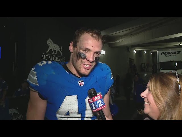 ⁣'It resembles the city'; Detroit Lions' Jack Campbell on win over Packers