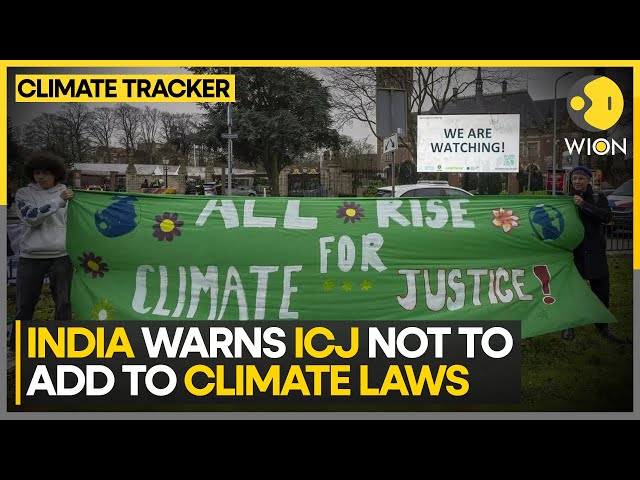 ⁣India Slams Developed Countries At ICJ Hearing | WION Climate Tracker | World News | WION