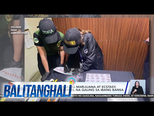 ⁣Halos P13-M halaga ng marijuana at ecstasy, nakuha sa mga parcel na galing ibang bansa| Balitanghali