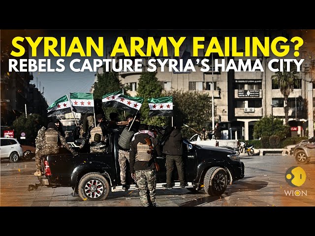 ⁣Syria Civil War: Syria Rebels Seizes Hama City, Release Inmates From Prison | Syria News | WION LIVE