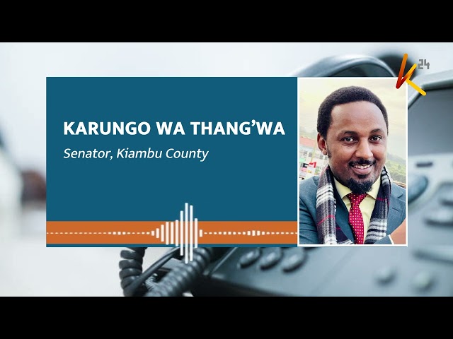 ⁣Kiambu senator denies role in Limuru violence