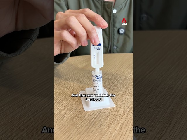 ⁣How to use HIV self-test kits