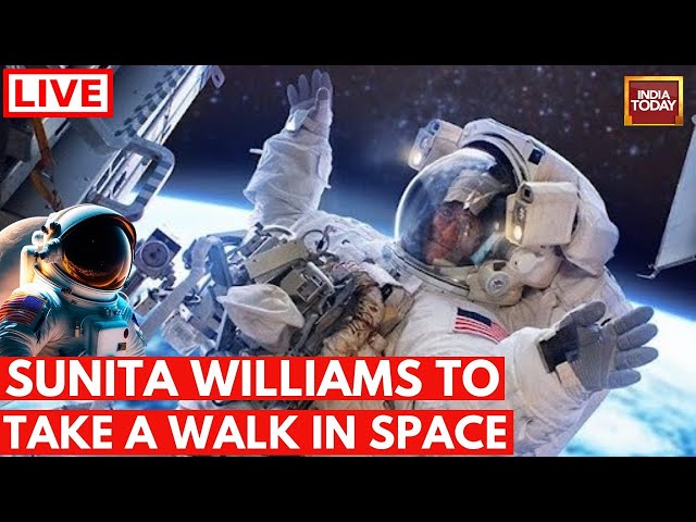 ⁣Sunita Williams Live News: Sunita Williams To Go For Spacewalk | ISS News Live Updates