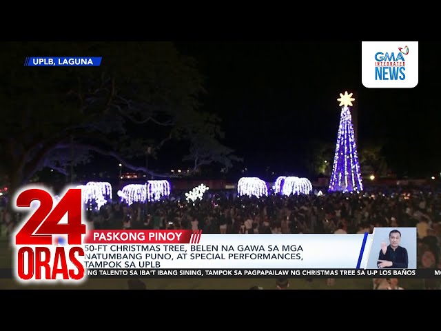 ⁣50-ft christmas tree, belen na gawa sa mga natumbang puno, at special performances,... | 24 Oras