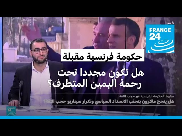 ⁣بعد سقوط الحكومة الفرنسية: هل ينجح ماكرون بتجنّب الانسداد السياسي؟